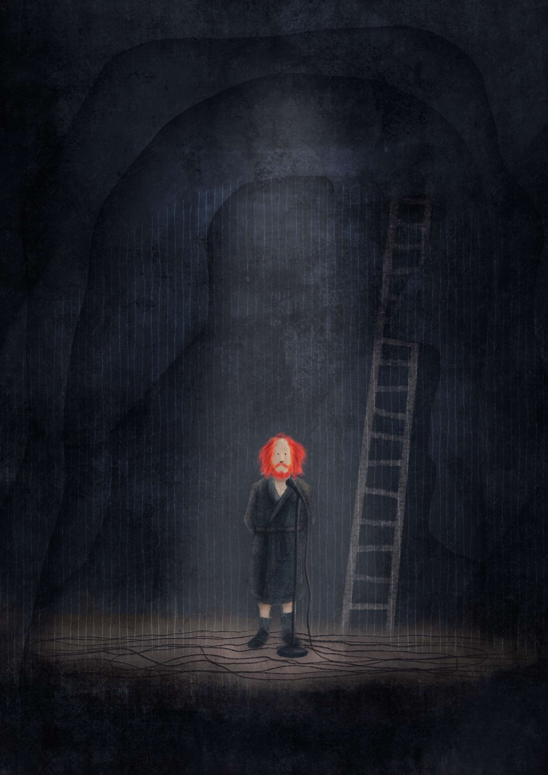 Illustration d'un personnage les mains liées dans le dos